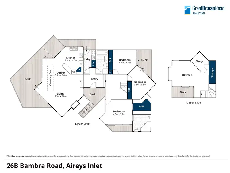 Floorplan of Homely house listing, 26B Bambra Road, Aireys Inlet VIC 3231