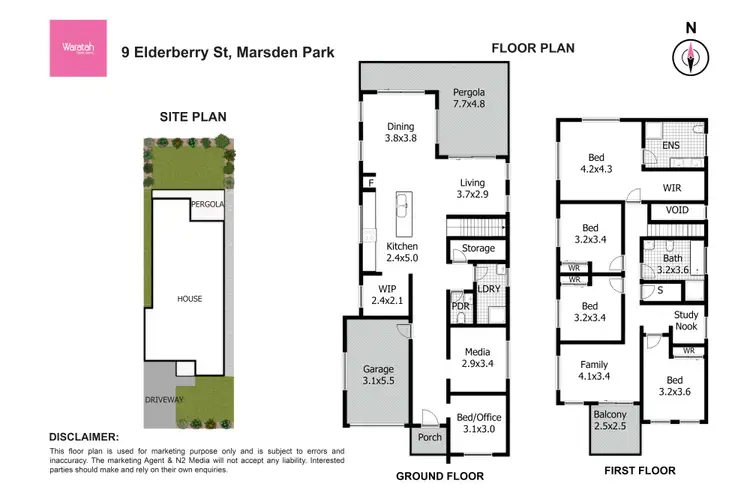 Floorplan of Homely house listing, 9 Elderberry Street, Marsden Park NSW 2765