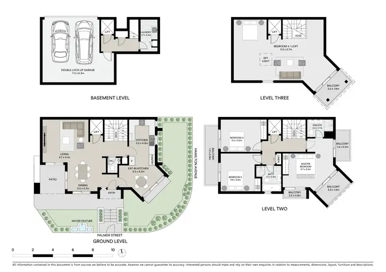Floorplan of Homely townhouse listing, 8 Palmer Street, Naremburn NSW 2065