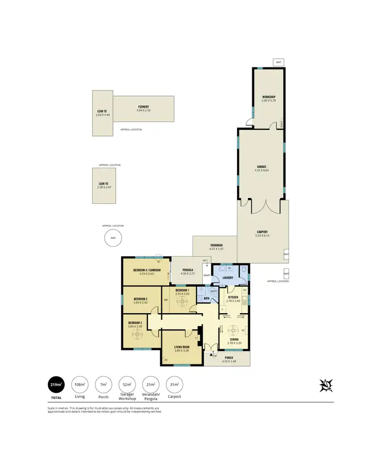 Floorplan of Homely house listing, 4 Barnes Road, Glynde SA 5070