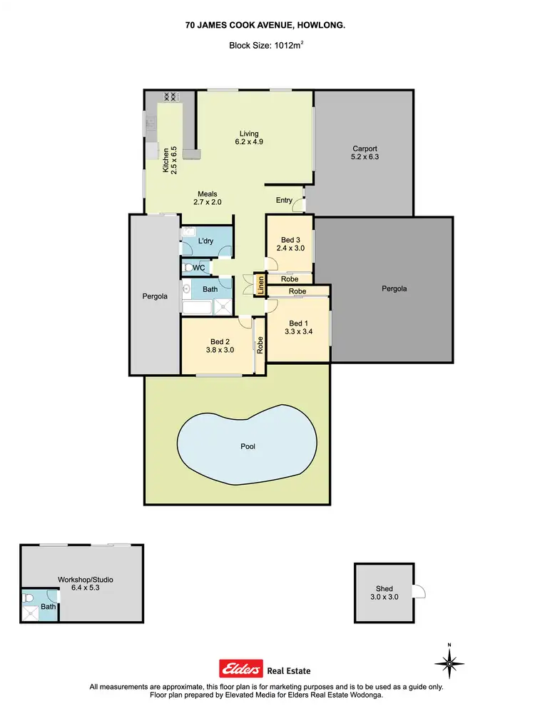 Floorplan of Homely house listing, 70 James Cook Avenue, Howlong NSW 2643