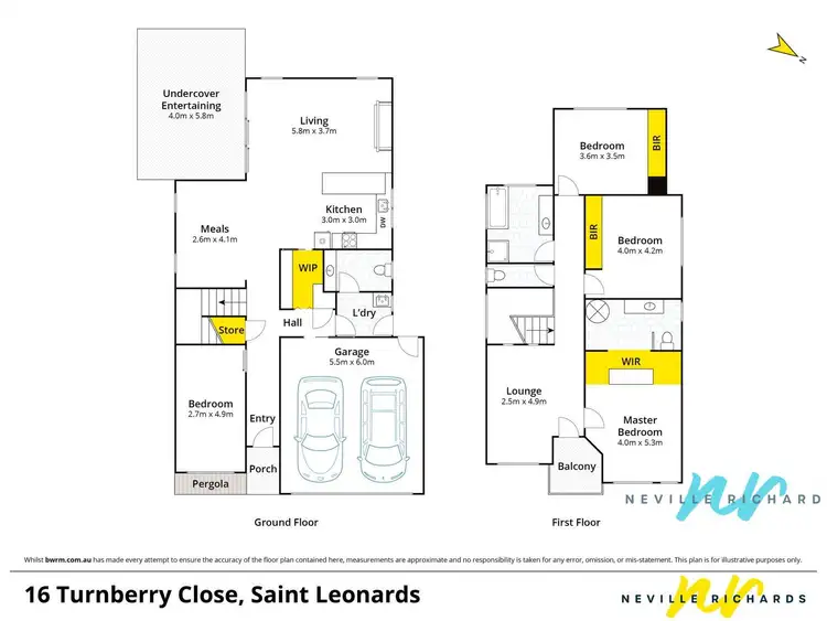 Floorplan of Homely house listing, 16 Turnberry Close, St Leonards VIC 3223