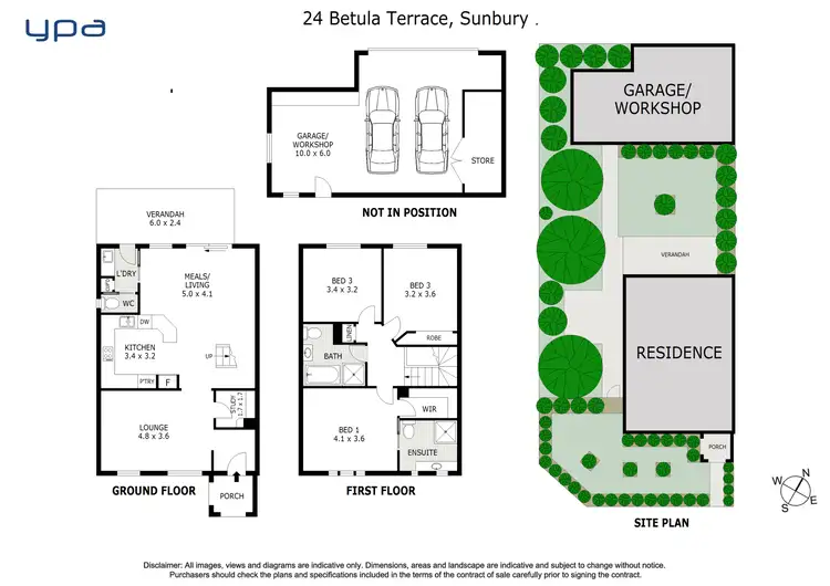 Floorplan of Homely house listing, 24 Betula Terrace, Sunbury VIC 3429