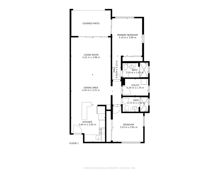 Floorplan of Homely unit listing, 13/1-13 Ernest Street, Redlynch QLD 4870