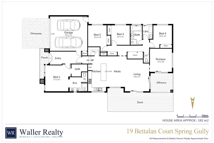 Floorplan of Homely house listing, 19 Bettalan Court, Spring Gully VIC 3550