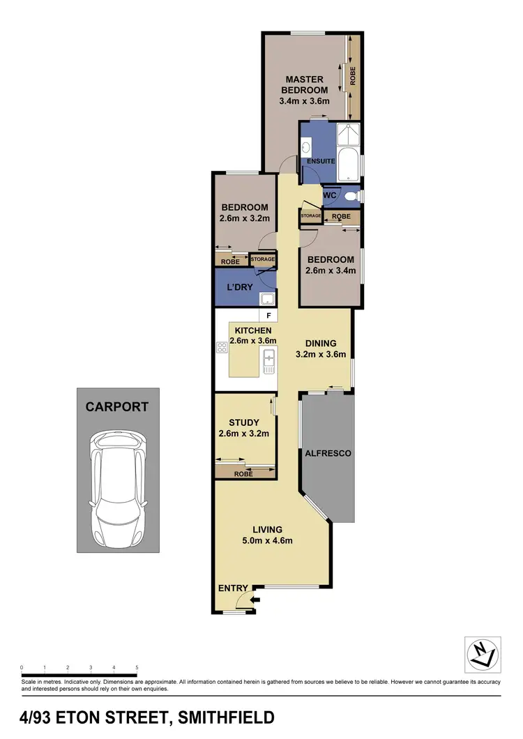 Floorplan of Homely house listing, 4/93 Eton Street, Smithfield NSW 2164