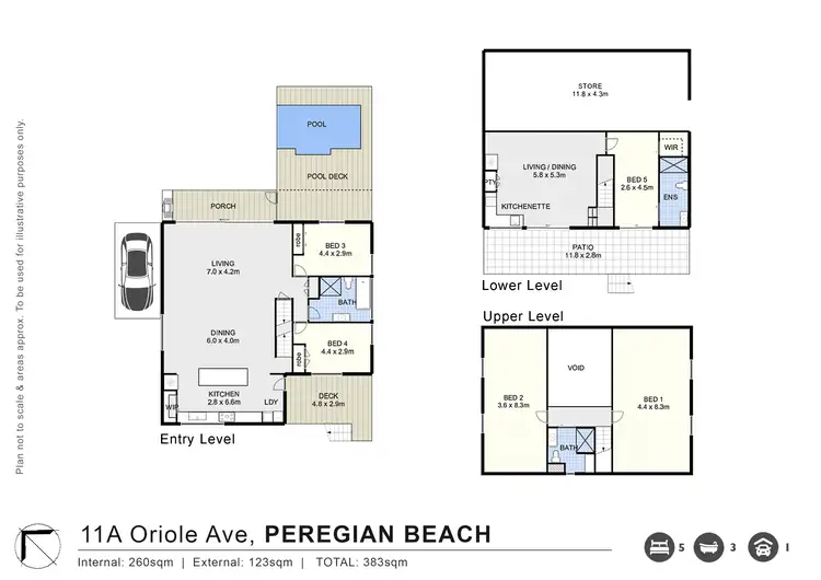 Floorplan of Homely house listing, 11A Oriole Avenue, Peregian Beach QLD 4573