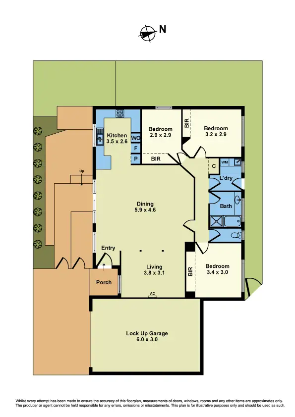 Floorplan of Homely unit listing, 2/91 Devonshire Road, Sunshine VIC 3020