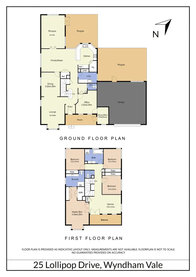 Floorplan of Homely house listing, 25 Lollipop Drive, Wyndham Vale VIC 3024