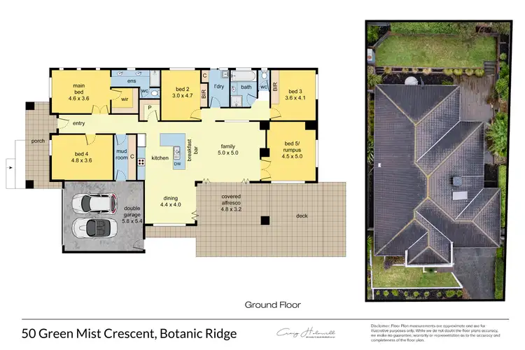 Floorplan of Homely house listing, 50 Green Mist Crescent, Botanic Ridge VIC 3977