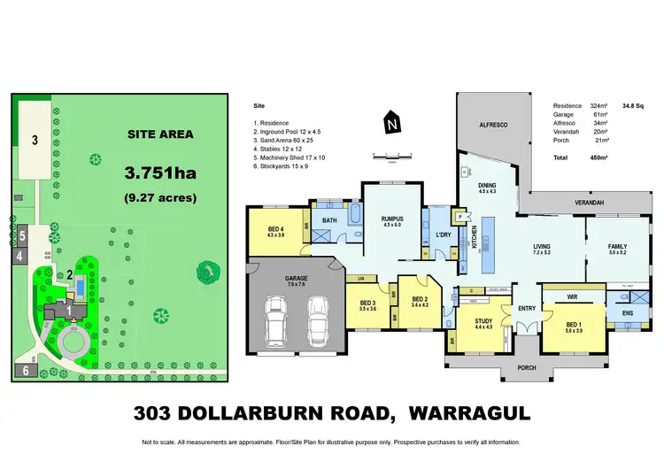 Floorplan of Homely rural property listing, 303 Dollarburn Road, Warragul VIC 3820