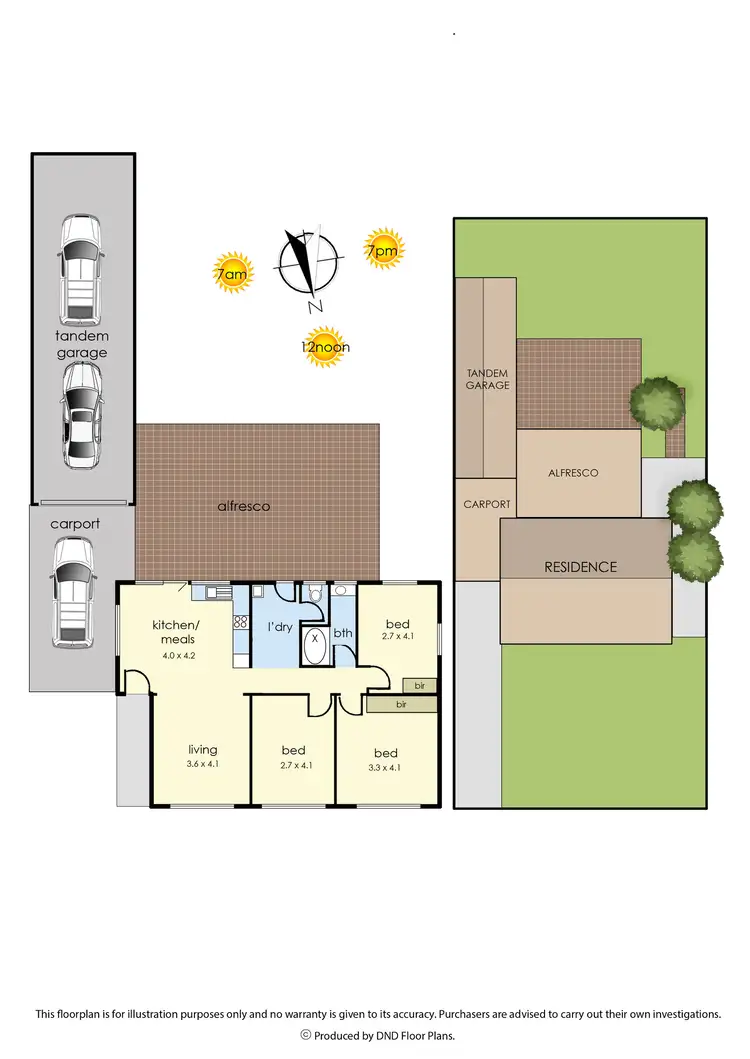 Floorplan of Homely house listing, 22 Hickory Crescent, Frankston North VIC 3200