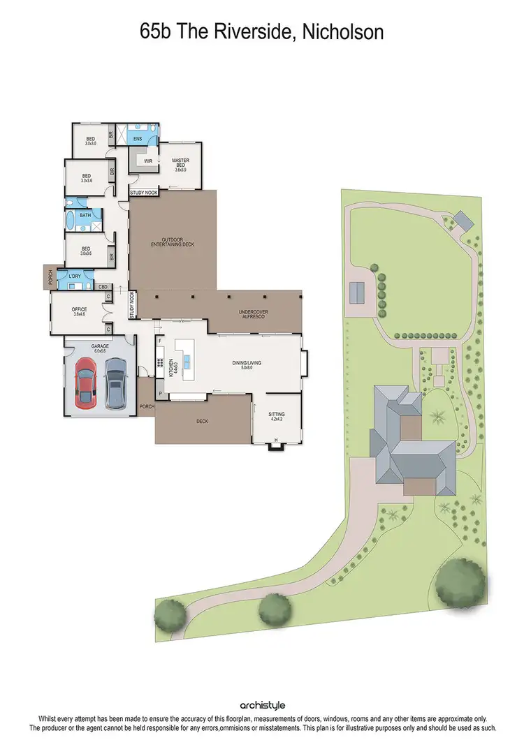 Floorplan of Homely house listing, 65B The Riverside, Nicholson VIC 3882