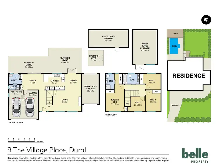 Floorplan of Homely house listing, 8 The Village Place, Dural NSW 2158