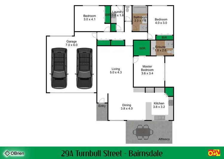 Floorplan of Homely unit listing, 29A Turnbull Street, Bairnsdale VIC 3875