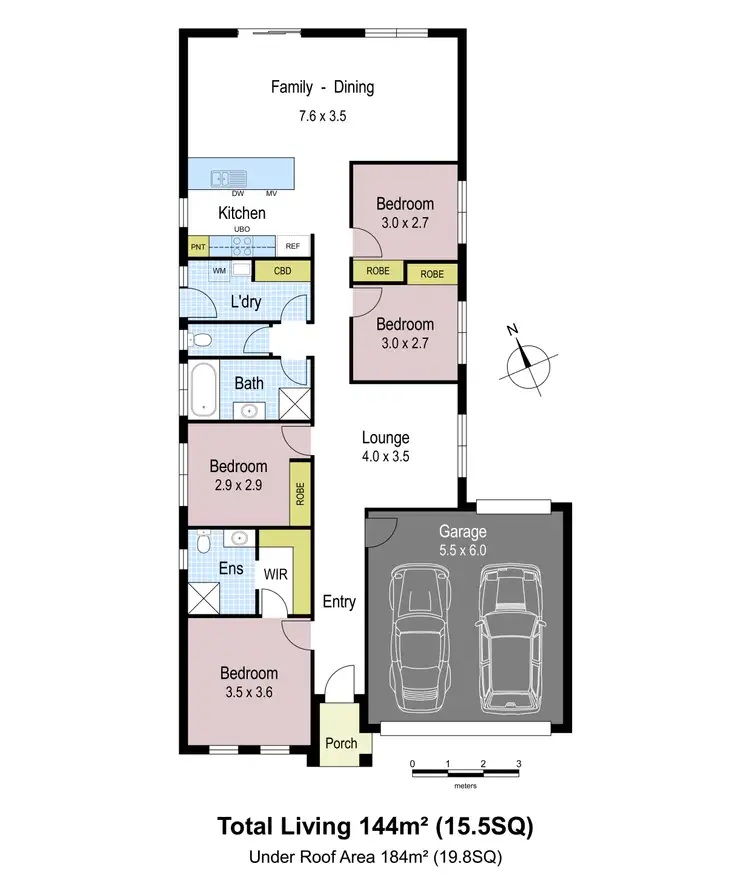 Floorplan of Homely house listing, 31 King Parrot Boulevard, Drouin VIC 3818