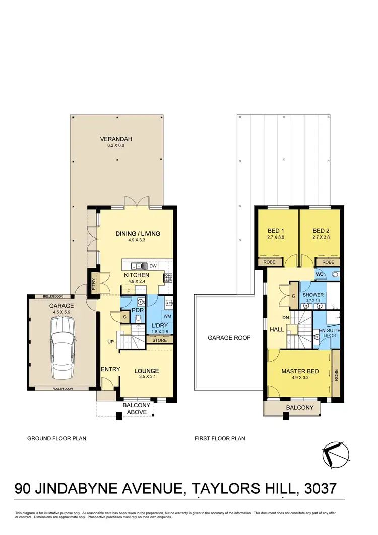 Floorplan of Homely house listing, 90 Jindabyne Avenue, Taylors Hill VIC 3037