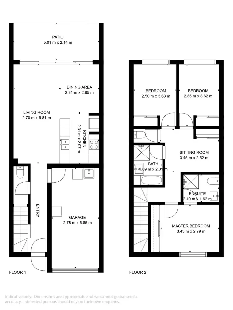 Floorplan of Homely townhouse listing, 18/119 Copeland Drive, North Lakes QLD 4509
