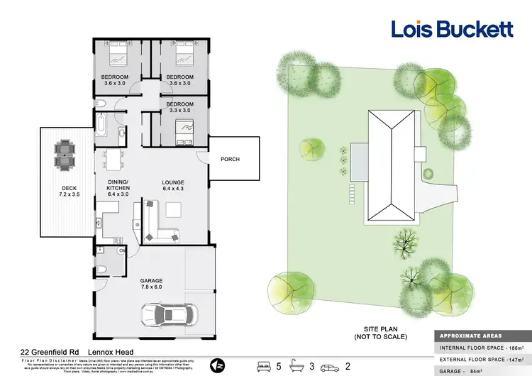 Floorplan of Homely house listing, 22 Greenfield Road, Lennox Head NSW 2478