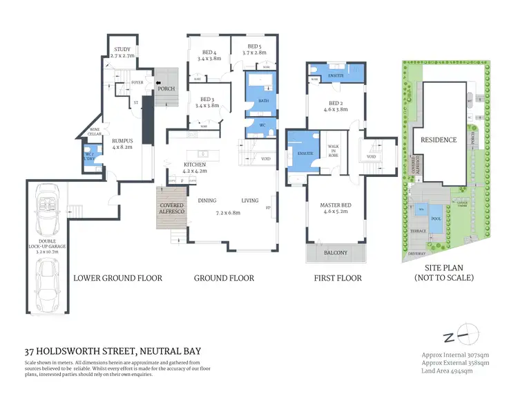 Floorplan of Homely house listing, 37 Holdsworth Street, Neutral Bay NSW 2089
