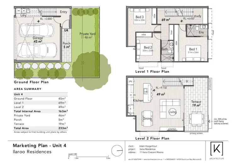 Floorplan of Homely townhouse listing, 1/11 Ilaroo Crescent, Warana QLD 4575