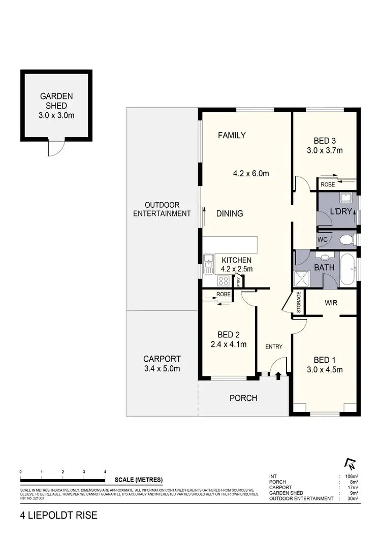 Floorplan of Homely house listing, 4 Liepoldt Rise, Golden Square VIC 3555