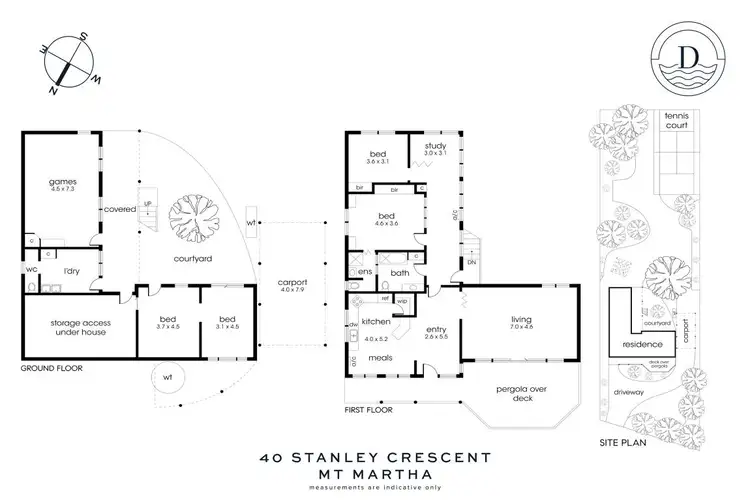 Floorplan of Homely house listing, 40 Stanley Crescent, Mount Martha VIC 3934