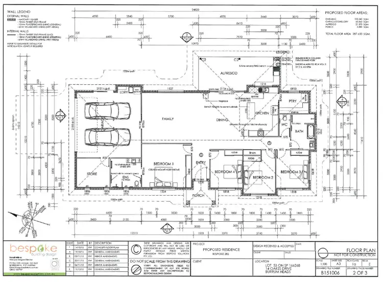Floorplan of Homely rural property listing, 14 Oakes Drive, Burrum Heads QLD 4659
