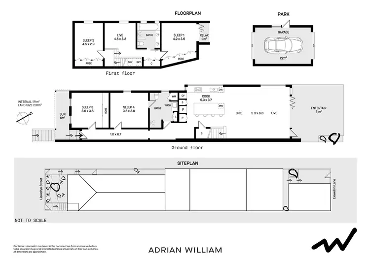 Floorplan of Homely house listing, 47 Llewellyn Street, Marrickville NSW 2204