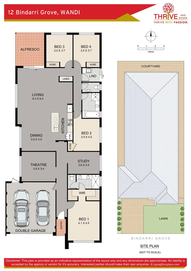 Floorplan of Homely house listing, 12 Bindarri Grove, Wandi WA 6167