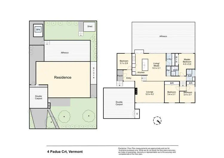 Floorplan of Homely house listing, 4 Padua Court, Vermont VIC 3133
