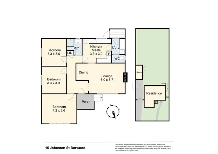 Floorplan of Homely house listing, 15 Johnston Street, Burwood VIC 3125