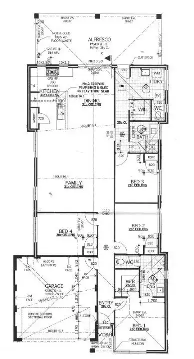 Floorplan of Homely house listing, 17 St Tropez Gardens, Piara Waters WA 6112