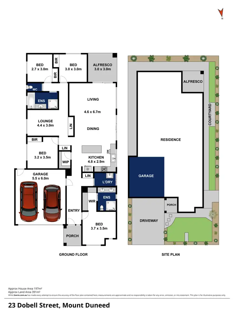 Floorplan of Homely house listing, 23 Dobell Street, Mount Duneed VIC 3217