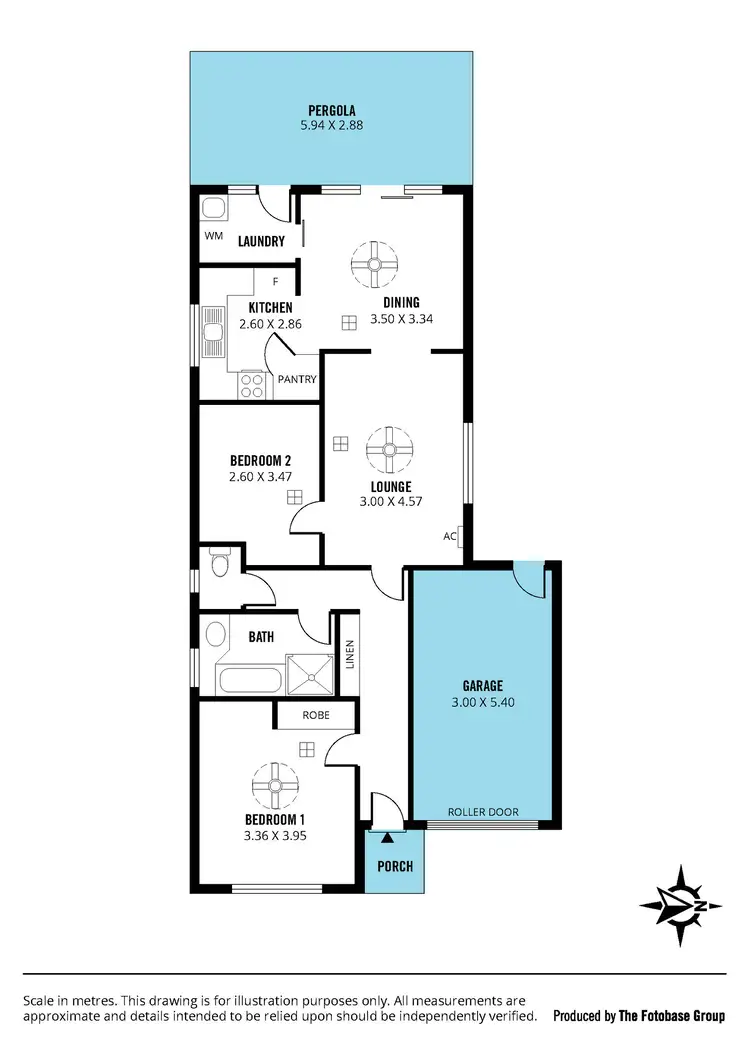 Floorplan of Homely unit listing, 3/17 Simone Crescent, Morphett Vale SA 5162