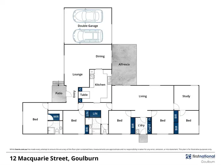 Floorplan of Homely house listing, 12 Macquarie Street, Goulburn NSW 2580