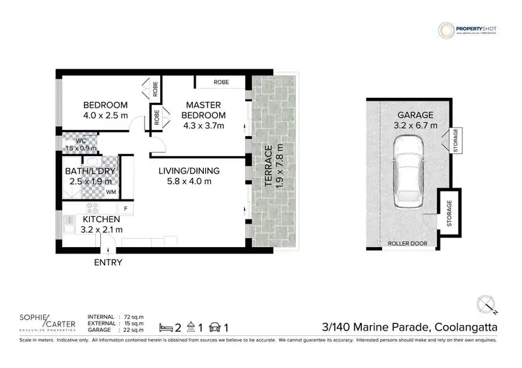 Floorplan of Homely unit listing, 3/140 Marine Parade, Coolangatta QLD 4225