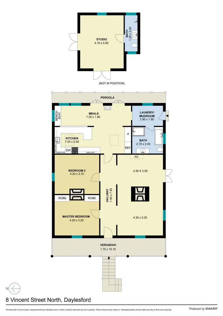 Floorplan of Homely house listing, 8 Vincent Street North, Daylesford VIC 3460
