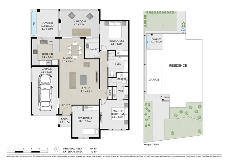Floorplan of Homely house listing, 1/34 Keegan Circuit, Currumbin Waters QLD 4223
