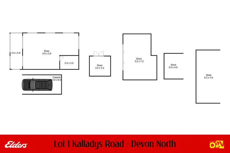 Floorplan of Homely rural property listing, Lot 1 Kallady Road, Devon North VIC 3971