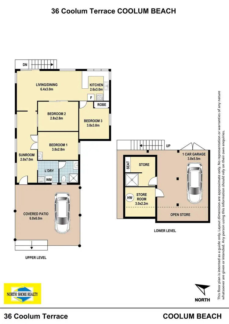 Floorplan of Homely house listing, 36 Coolum Terrace, Coolum Beach QLD 4573