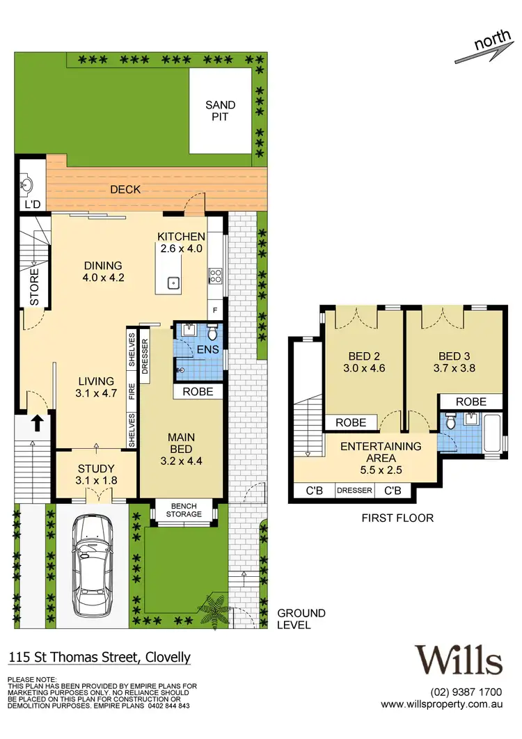 Floorplan of Homely house listing, 115 St Thomas Street, Clovelly NSW 2031