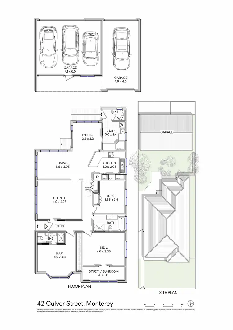 Floorplan of Homely house listing, 42 Culver Street, Monterey NSW 2217