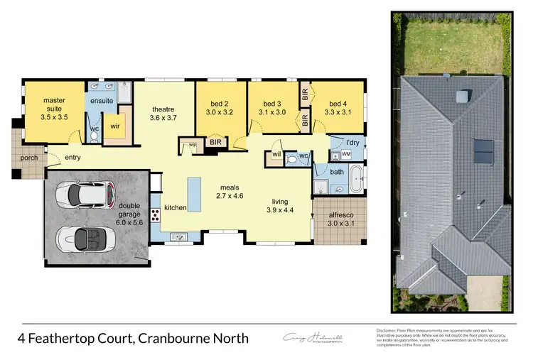Floorplan of Homely house listing, 4 Feathertop Court, Cranbourne North VIC 3977