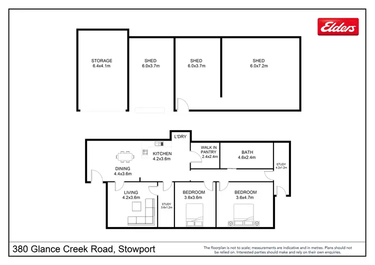 Floorplan of Homely rural property listing, 380 Glance Creek Road, Upper Stowport TAS 7321