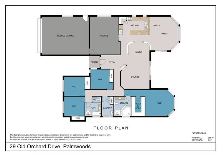 Floorplan of Homely house listing, 29 Old Orchard Drive, Palmwoods QLD 4555