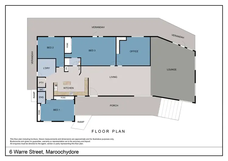 Floorplan of Homely house listing, 6 Warre Street, Maroochydore QLD 4558