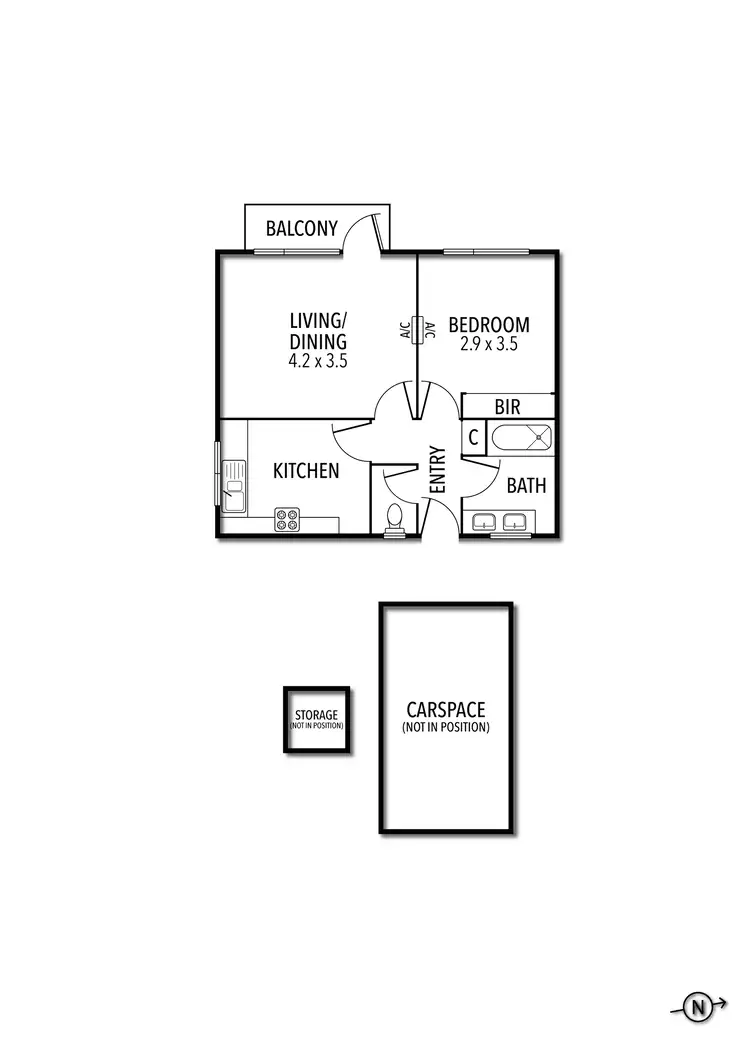 Floorplan of Homely apartment listing, 5/21 Tintern Avenue, Toorak VIC 3142