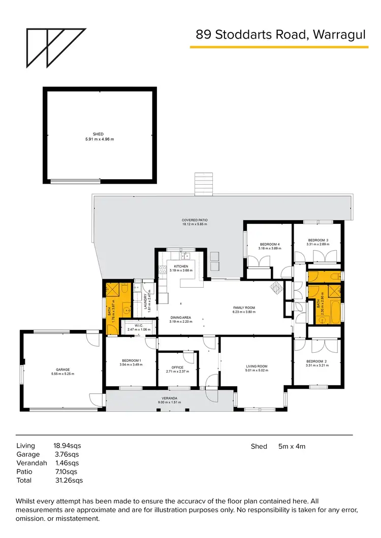 Floorplan of Homely house listing, 89 Stoddarts Road, Warragul VIC 3820