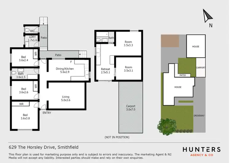 Floorplan of Homely house listing, 629 The Horsley Drive, Smithfield NSW 2164